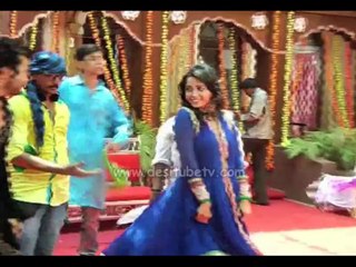 Indian family drama television show Ek Mutthi Aasman onlocation  (7th may)