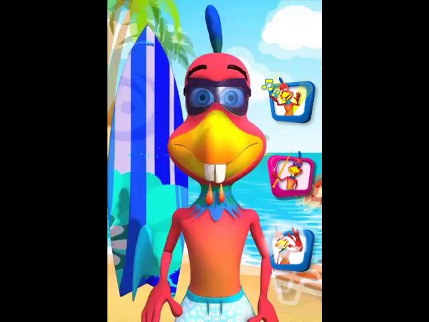 Talking Silly Chicken - iOS Application - video Dailymotion