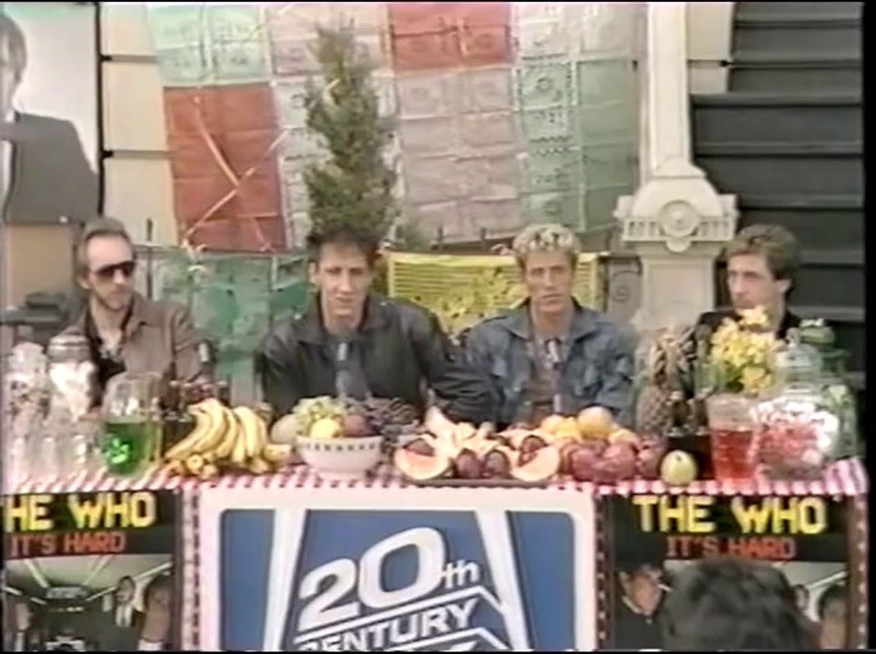 The Who - Who Rocks America Press Conference 1982