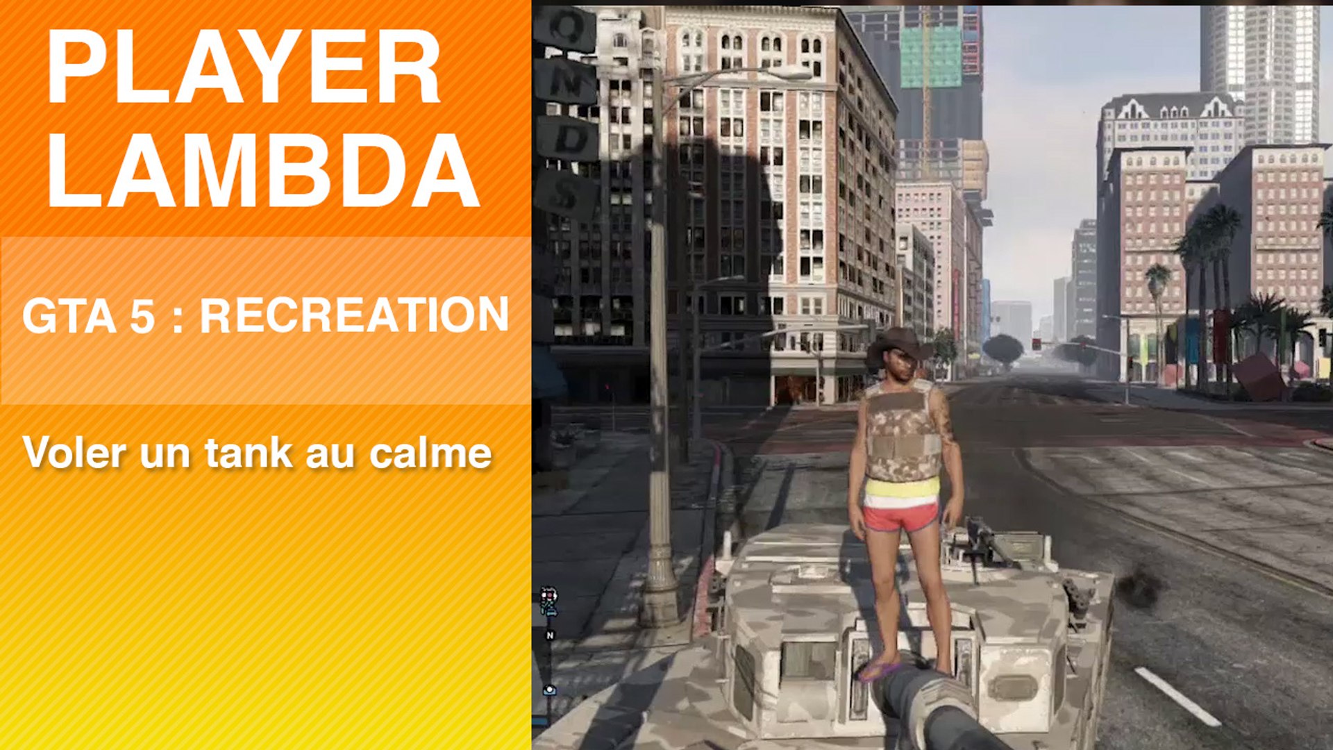 Player Lambda 9 : voler un tank au calme dans GTA 5 Online - Vidéo  Dailymotion