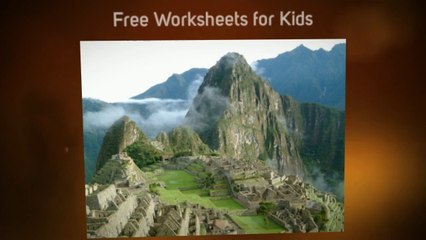 Video introduction about the FREE Man - Made Wonders Worksheet for Kids