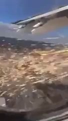 Jet Engine explosion during Flight! Scary...