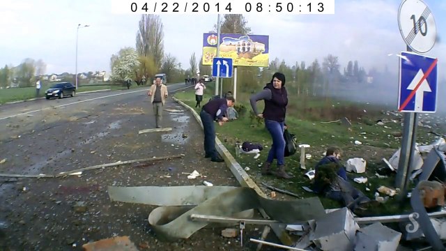 Incredible Gas station explosion in Ukrania!