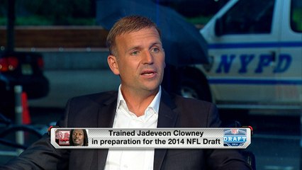 How did Clowney prepare for the 2014 NFL Draft?