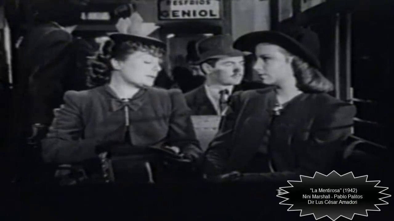 Nini Marshall en La Mentirosa (1942) Fragmento