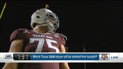 Which Texas A&M player will be drafted first?