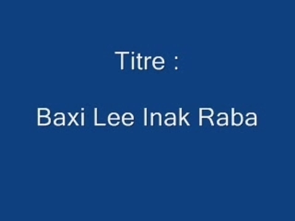 Baxi Lee Inak Raba
