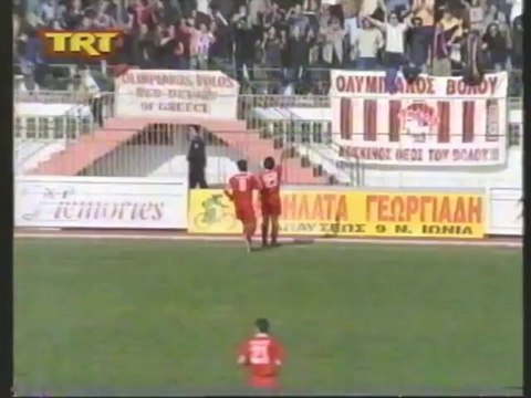 22η Ολυμπιακός Βόλου-ΑΕΛ 2-0 2000-01 TRT