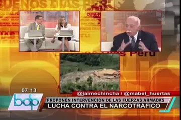 Carlos Tubino: Policías no tienen medios para luchar contra el narcotráfico