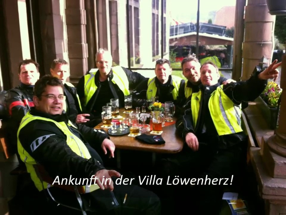 Warm up Tour 2013 nach Lauenförde (Villa Löwenherz) Motorradtour Coole-Biker