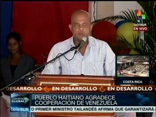 Da espaldarazo Michel Martelly a presidente Nicolás Maduro