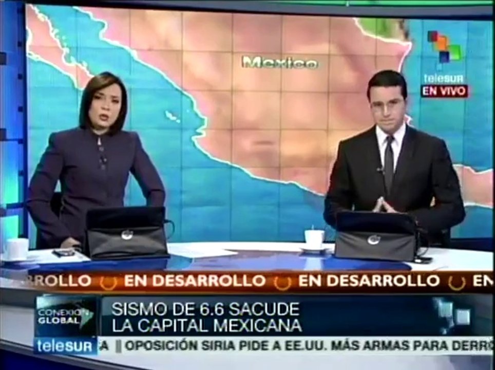 Sismo de 6.6 grados Richter sacude México; no hay víctimas