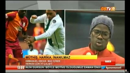 Eboue: "Herkes çok iyi çalıştı"