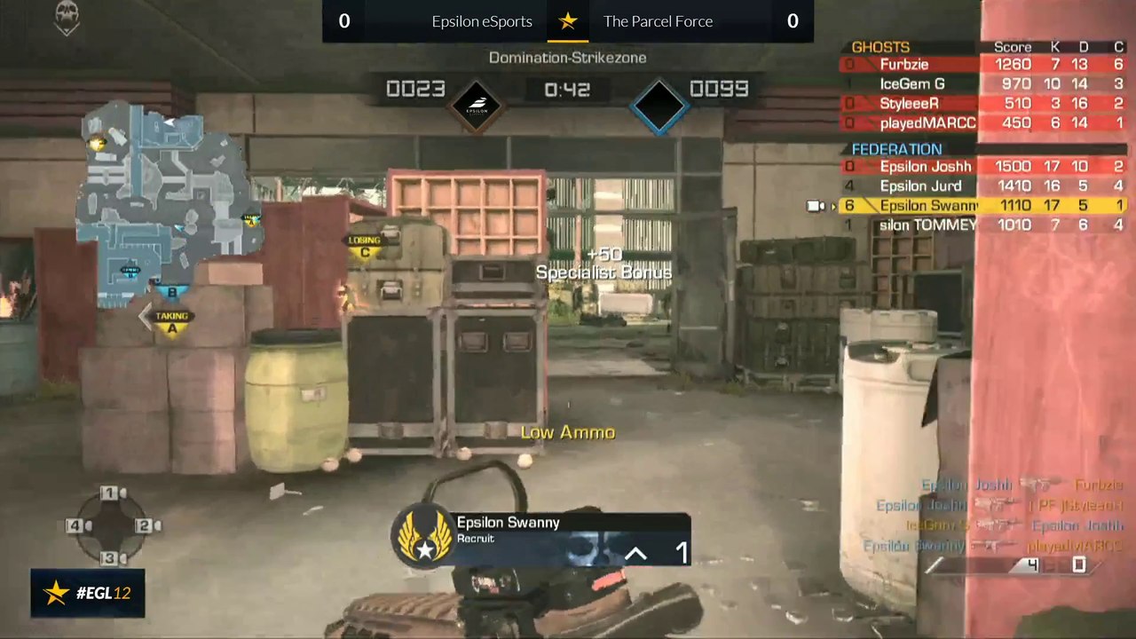 EGL12 : Epsilon vs The Parcel Force : WBR2 - Map 1
