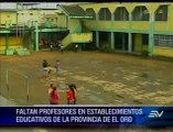 Mal estado y carencias de escuelas rurales en El Oro marcan inicio de clases