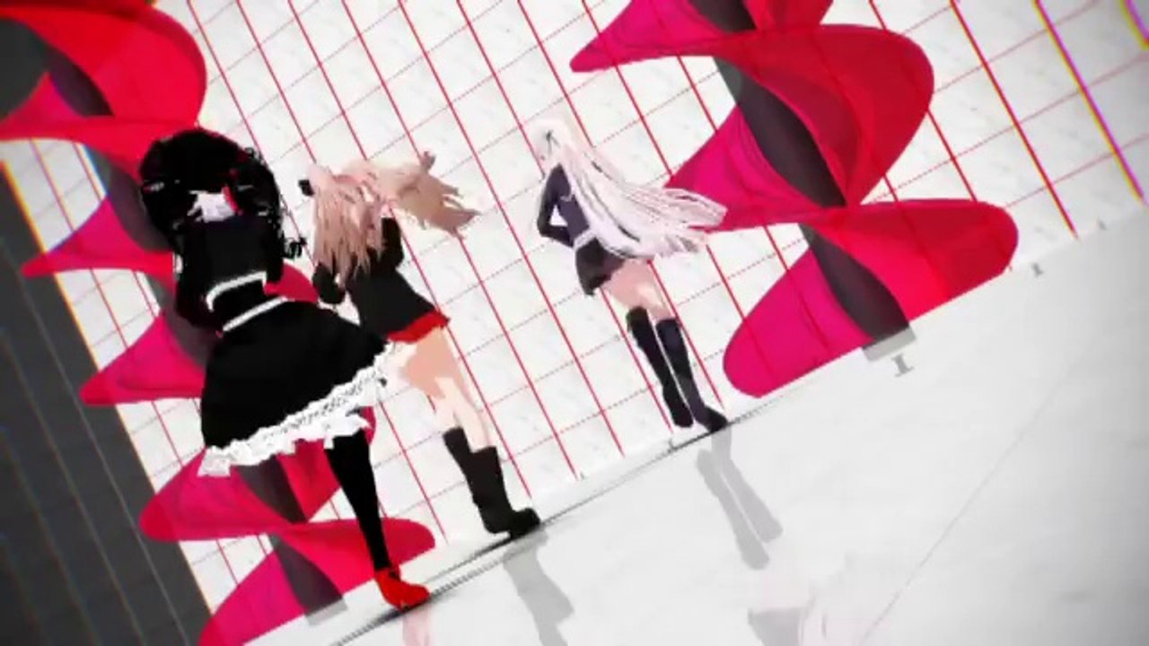 【MMD】霧切・江ノ島・セレスでGirls【ダンガンロンパ】
