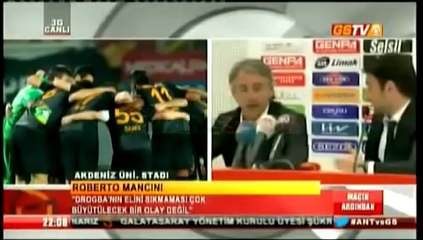 Roberto Mancini'den Drogba açıklaması!