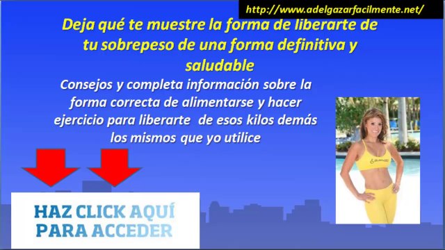 Que debo hacer para bajar de peso