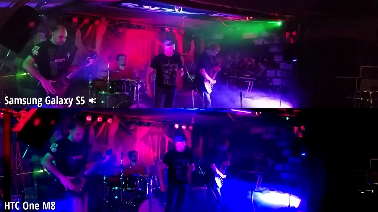 Samsung Galaxy S5 vs HTC One M8  video and sound recording comparison