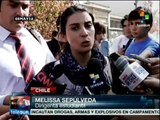 Carabineros chilenos dispersan de forma violenta marcha estudiantil