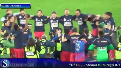 Steaua a devenit campioana pe Cluj Arena