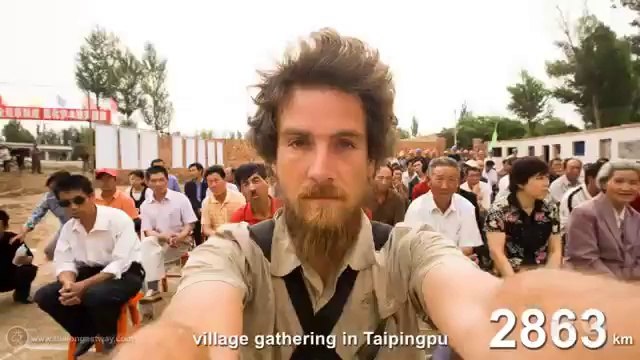 4700 Kilometre Yürüyerek Çin'i Baştan Başa Gezen Adam