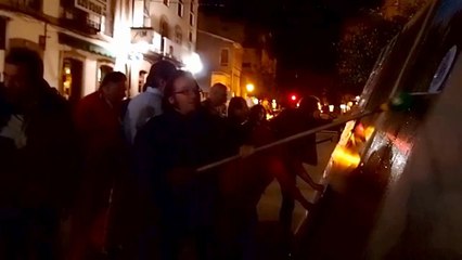 pegada de carteles europeas en Monforte