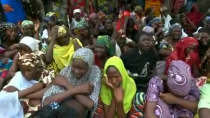 As Mothers weep, Nigeria's president pledges to free kidnapped girls