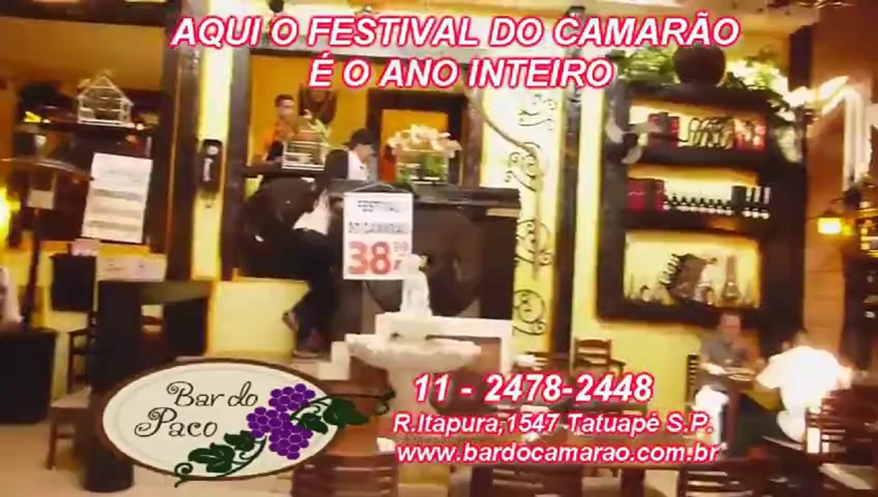 VOZ PAULO SILVA PARA BAR DO CAMARAO NA TV