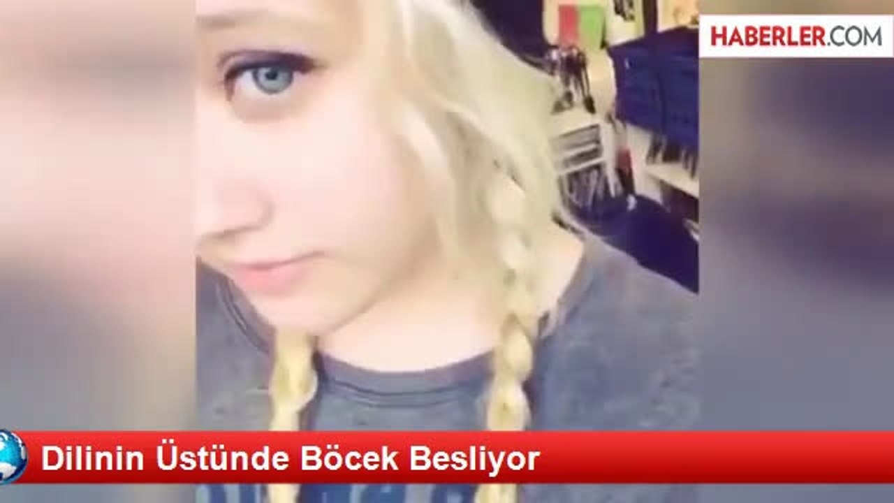 Dilinin Üstünde Böcek Besliyor