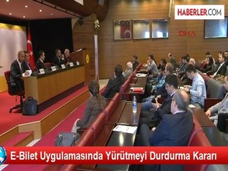 E-Bilet Uygulamasında Yürütmeyi Durdurma Kararı