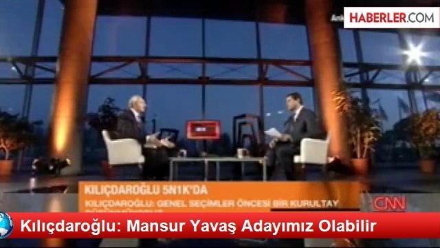Kılıçdaroğlu: Mansur Yavaş Adayımız Olabilir