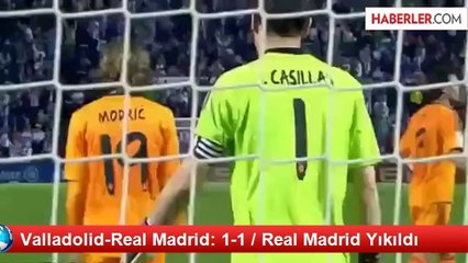 Valladolid-Real Madrid: 1-1 / Real Madrid Yıkıldı
