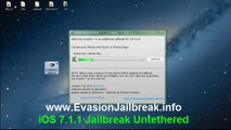 iOS 7.1.1 Jailbreak untethered Download Evasion 1.0.8 Tool