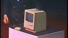 Steve Jobs introduces Macintosh