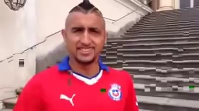 Vidal envia saludos tras la operacion