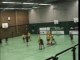 Baston en plein match de handball