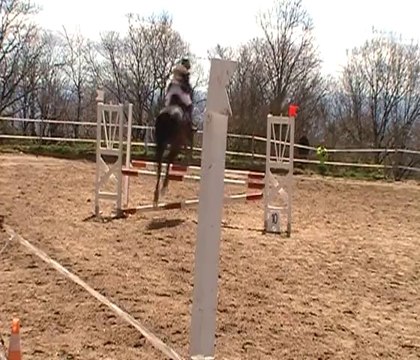 Elodie et Quitus, CSO Club 2, la Goutarende, 6 avril 2014