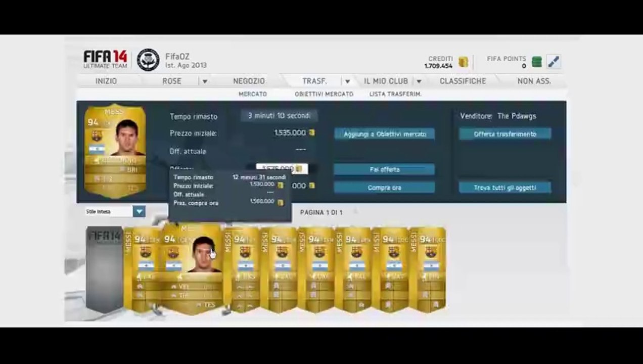 FIFA 14 ULTIMATE TEAM  La Fine!! Decidi Te