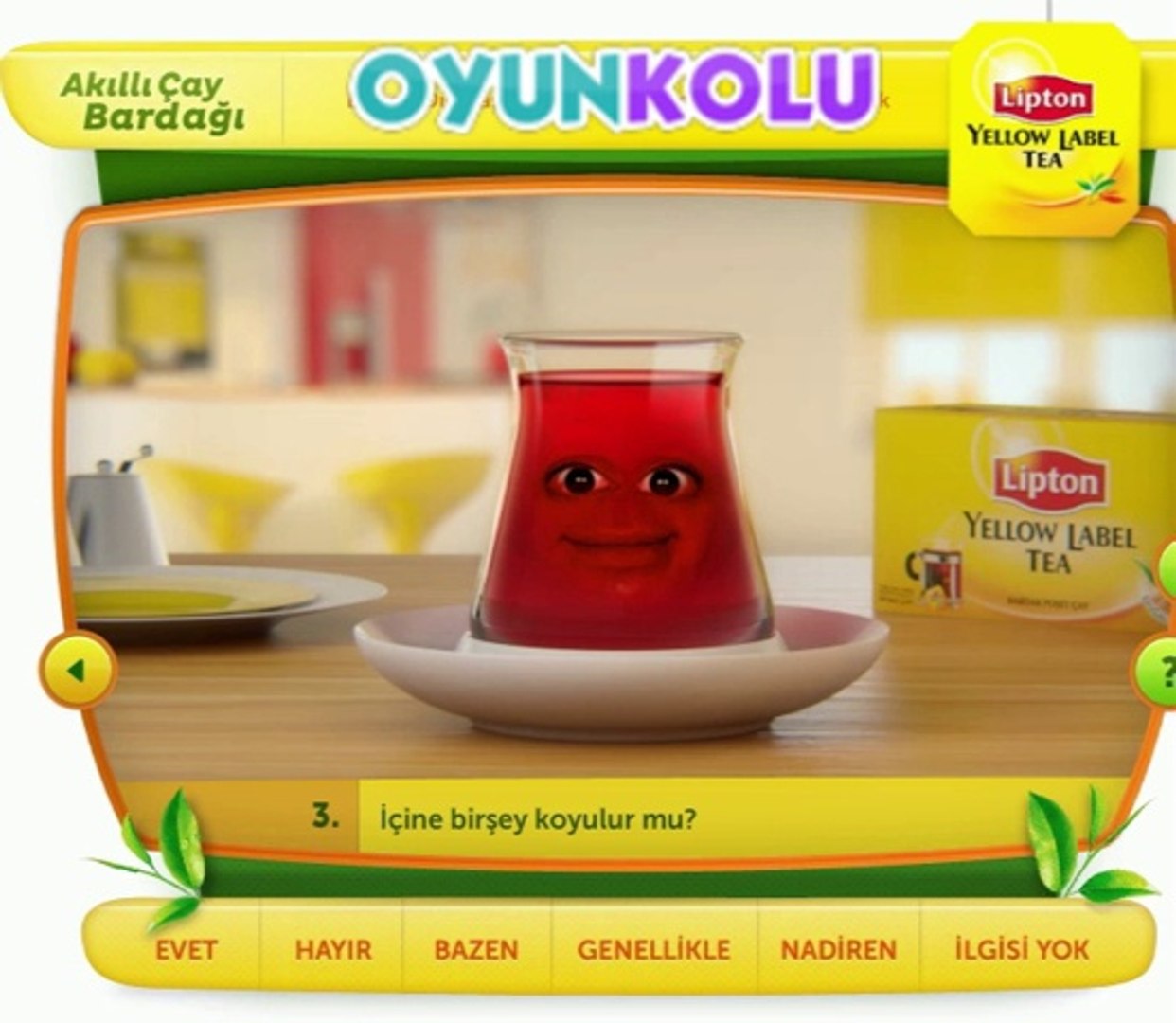 Lipton Akıllı Çay Bardağı Oyunu Nasıl Oynanır - Dailymotion Video