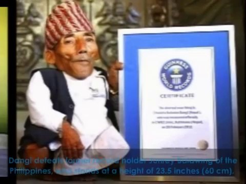 Nepali Man Shortest in World - Guinness World Records