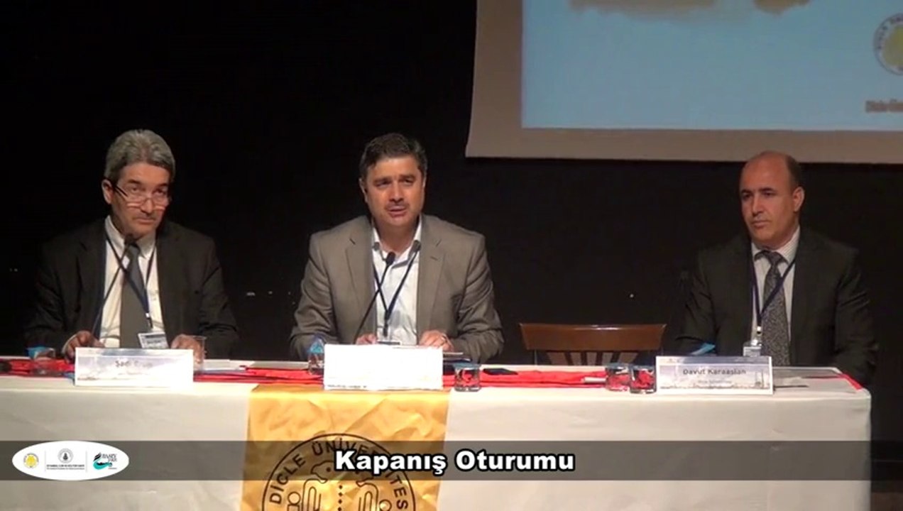 Kapanış Oturumu, Risale-i Nur Perspektifinden Dünya-Ahiret Dengesi- 2014