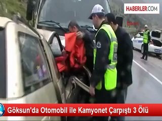 Kahramanmaraş'ta Kamyonla Otomobil Çarpıştı: 3 Ölü, 1 Yaralı