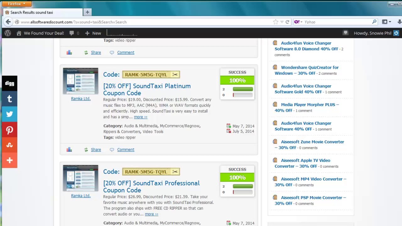 A Guide to saving with SoundTaxi Media Suite Coupon Codes and Discount codes