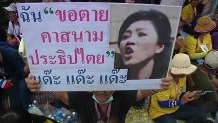 Thai protesters rally to try to topple caretaker government
