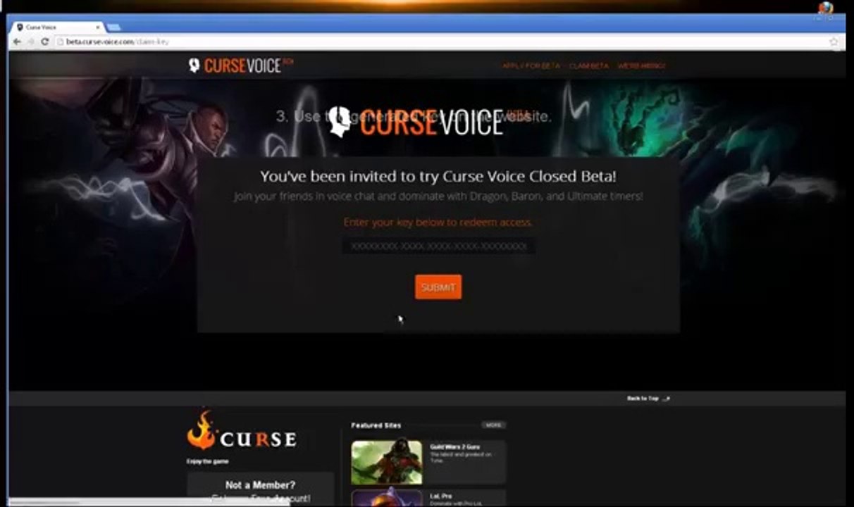 Free Curse Voice Beta Key Generator + téléchargement