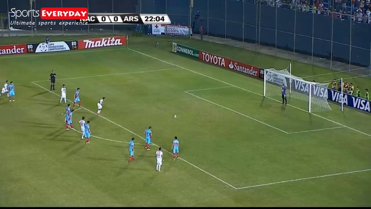 Copa Libertadores- Nacional 1-0 Arsenal 08 May 2014 Highlights