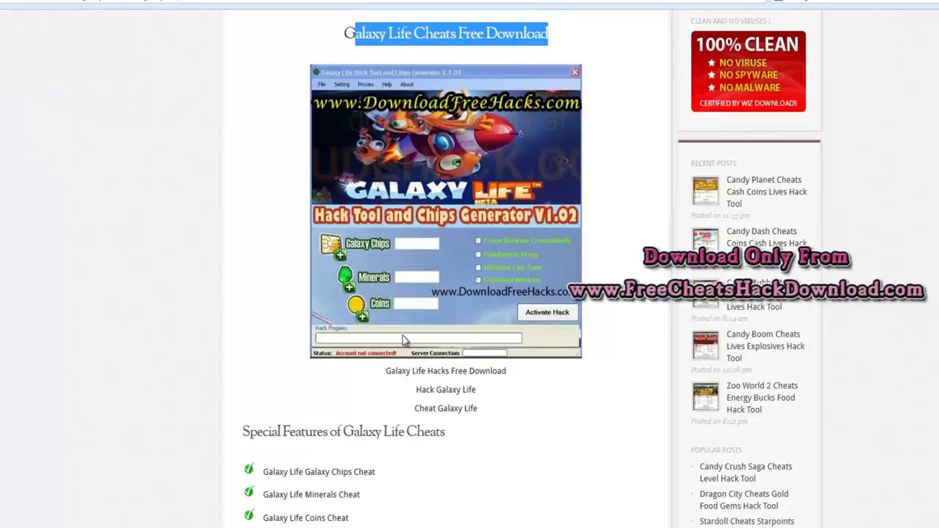 Galaxy Life Hack Tool 2014 Update No Survey Download Video - roblox robux online hack 100 working online hack tool