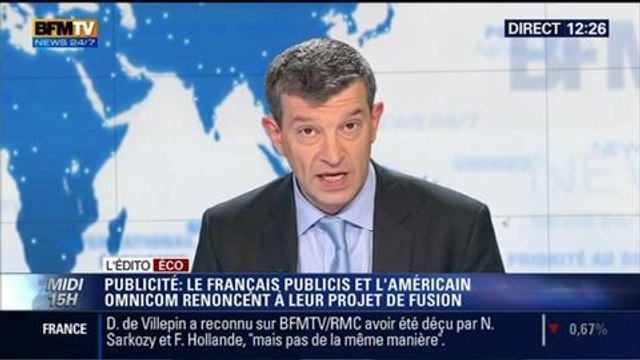 L'Édito éco de Nicolas Doze: L'échec du projet de méga-fusion entre Publicis et Omnicom - 09/05