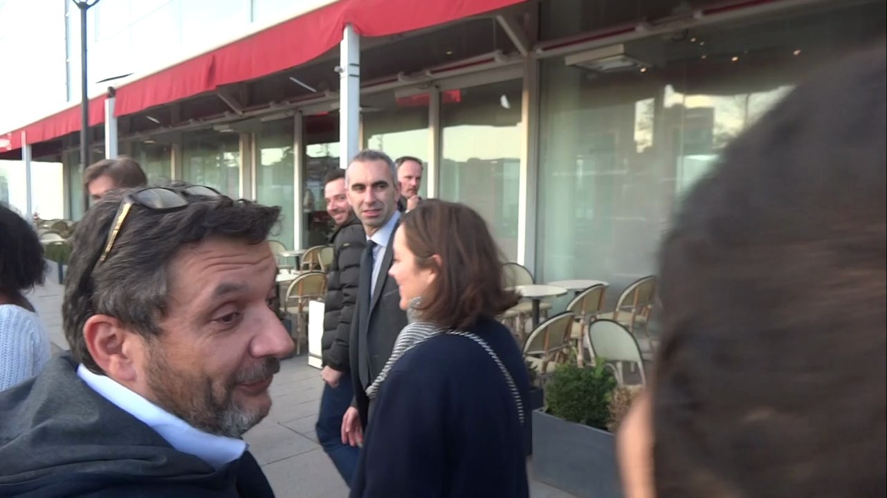 Marion Cotillard et Guillaume Canet MK2 Bibliothèque